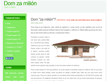 Tablet Screenshot of domzamilion.com